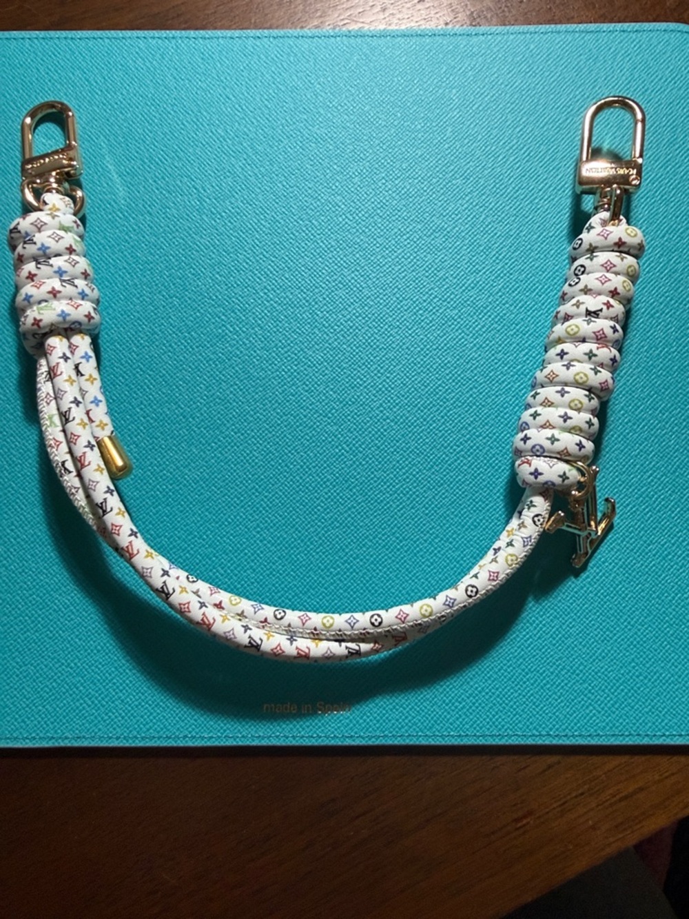 Multicolor Rope Bag Charm